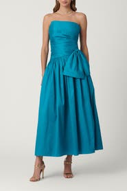 Shoshanna Midnight Dupioni Sonia Dress
