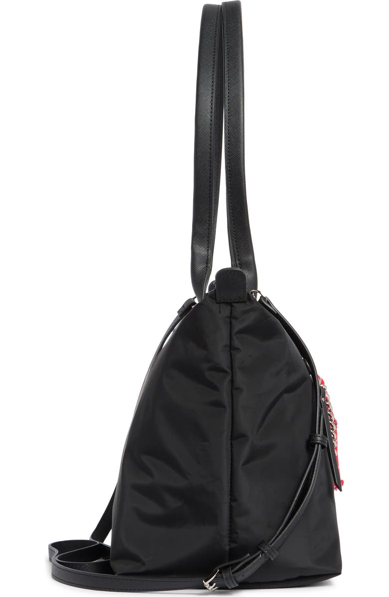 Madden Girl Tote Bag, Alternate, color, Black