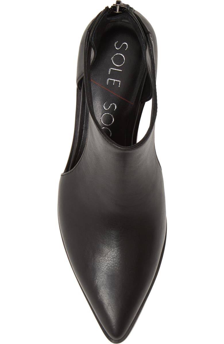 Sole Society Lanette Pointy Toe Bootie, Alternate, color,