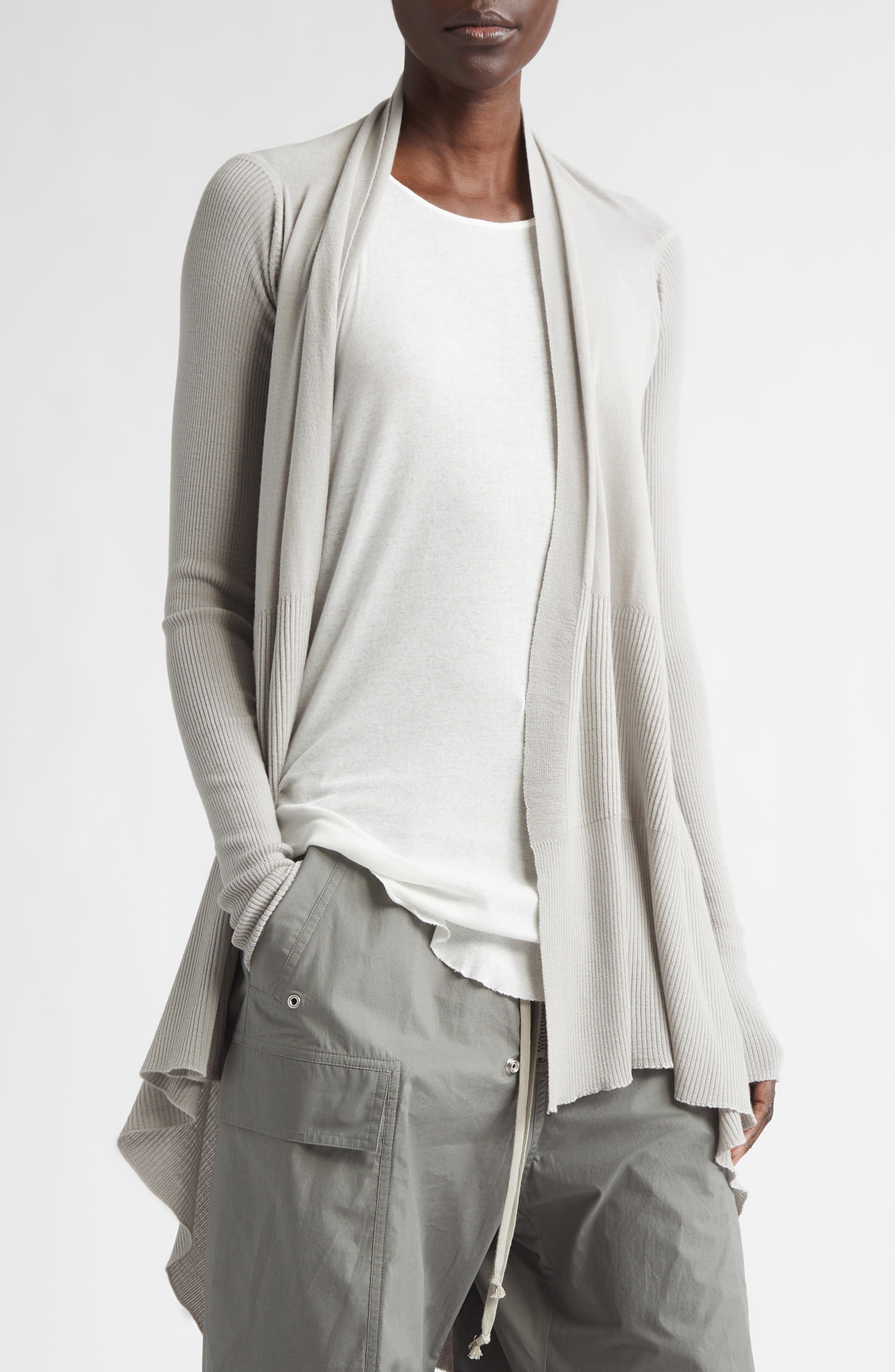 Open Front Virgin Wool Cardigan - image 3