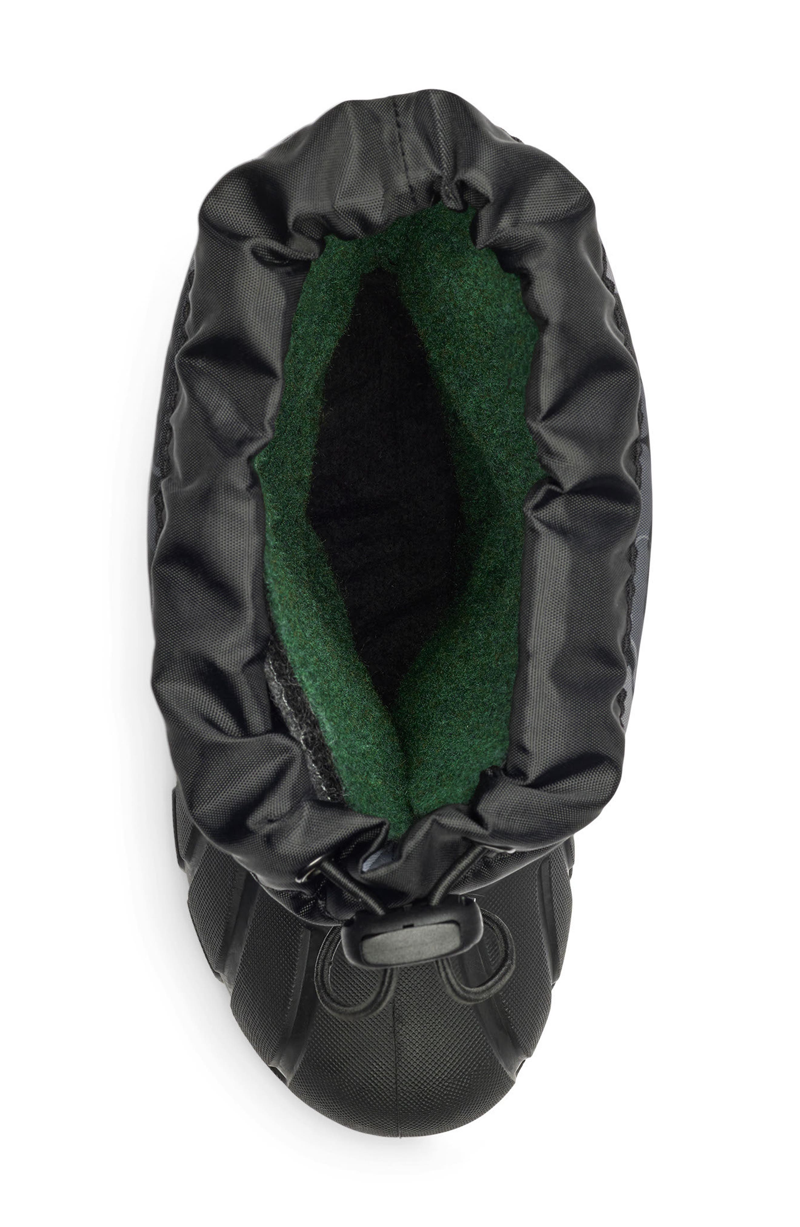 Kids' Flurry Water Resistant Snow Boot, Alternate, color, BLACK/ QUARRY
