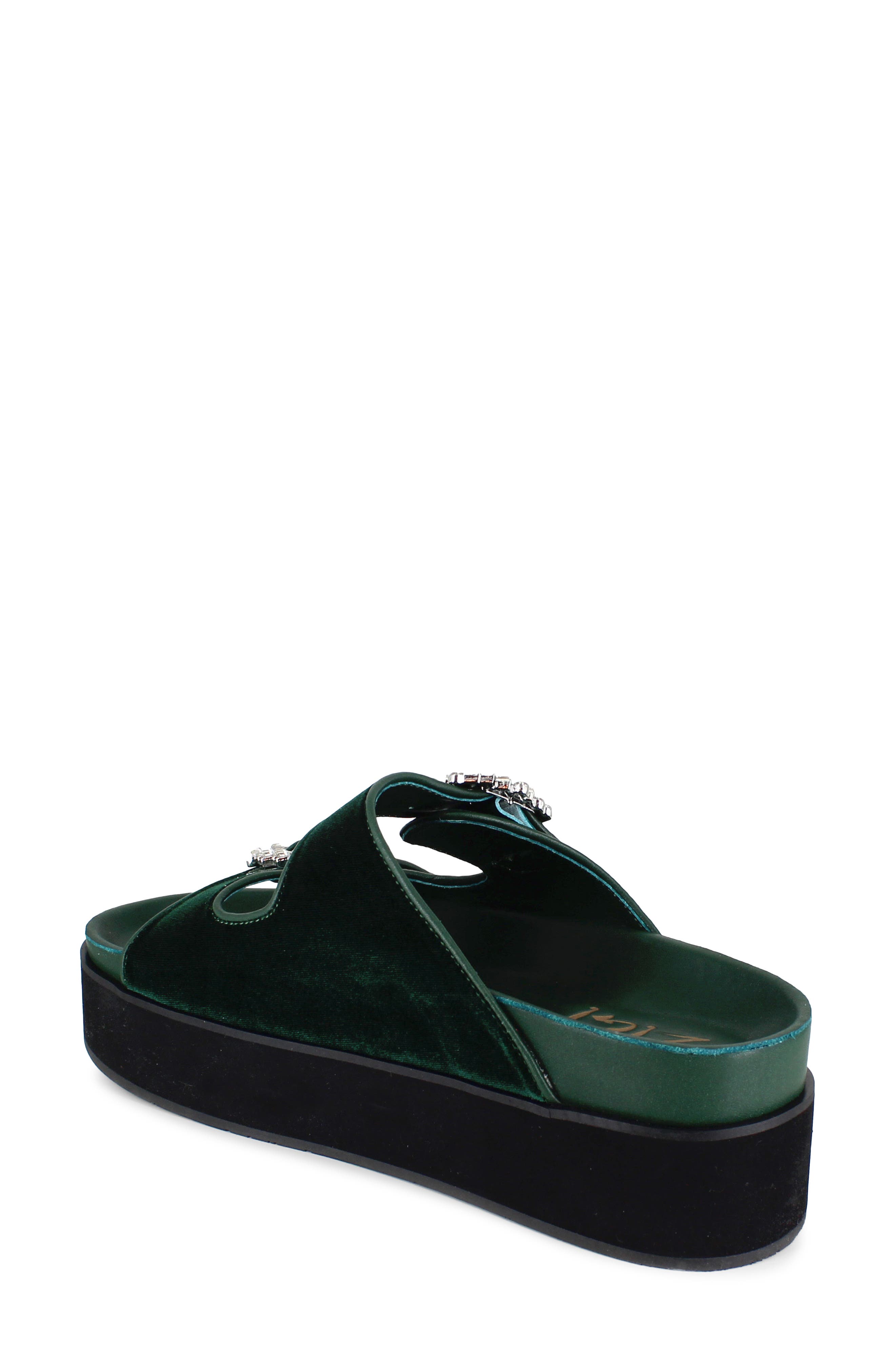 ZIGI Rosalinda Platform Slide Sandal, Alternate, color, Green