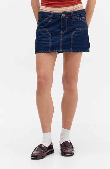 Carpenter Denim Miniskirt