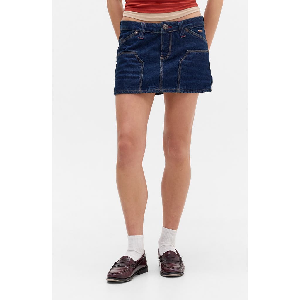 Bdg Urban Outfitters Carpenter Denim Miniskirt In Blue