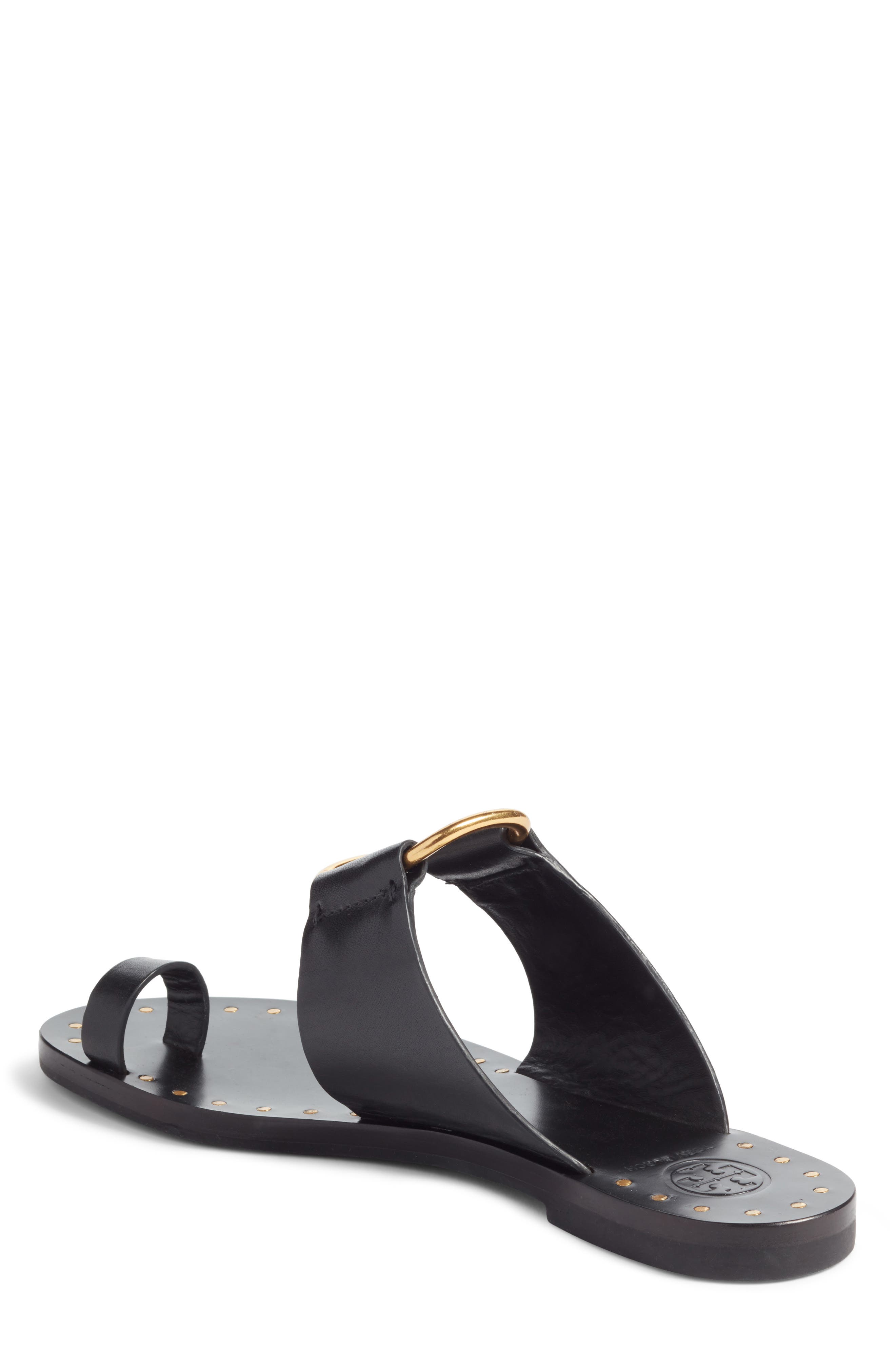 Tory Burch Brannan Studded Sandal, Alternate, color, 