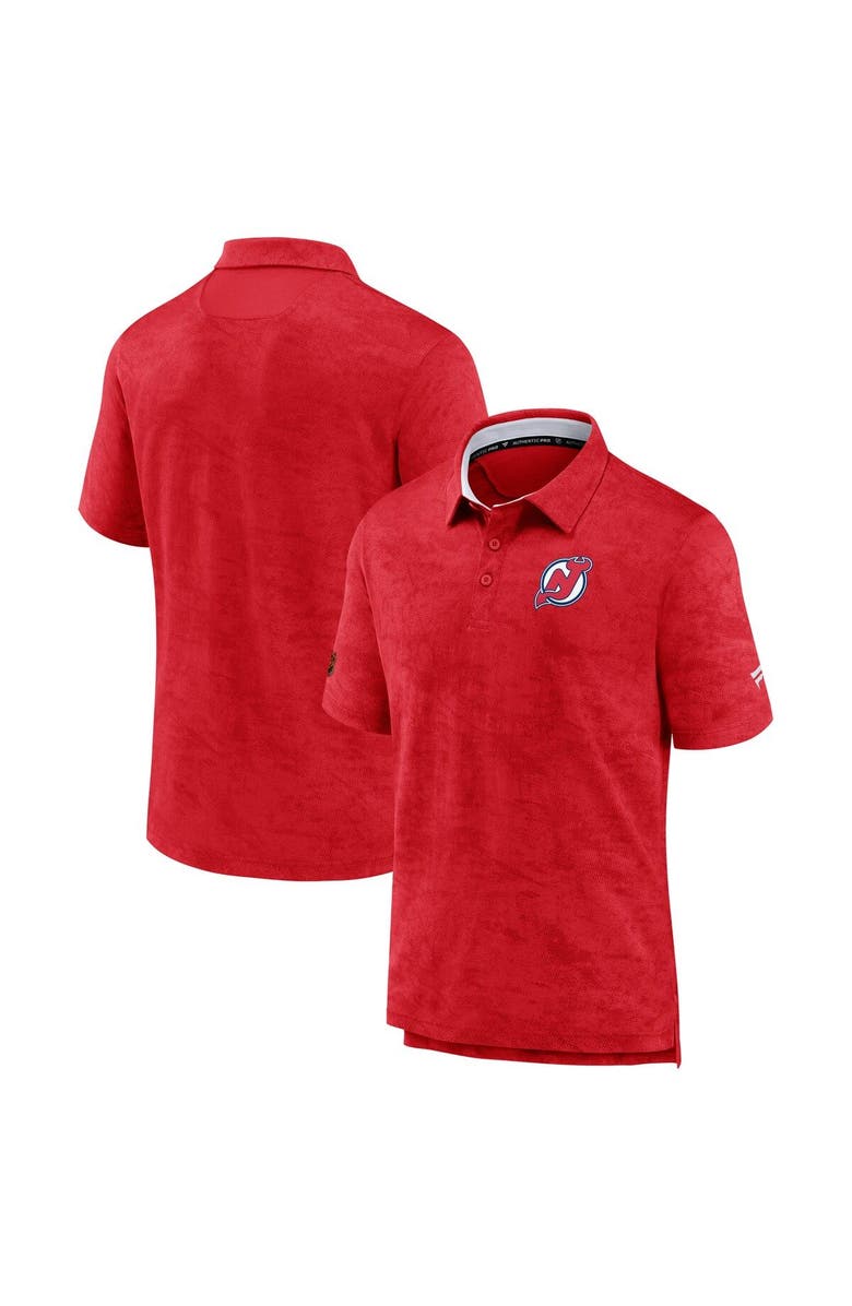 FANATICS Men's Fanatics Branded Red New Jersey Devils Special Edition 2.0 Authentic Pro Polo, Main, color, 