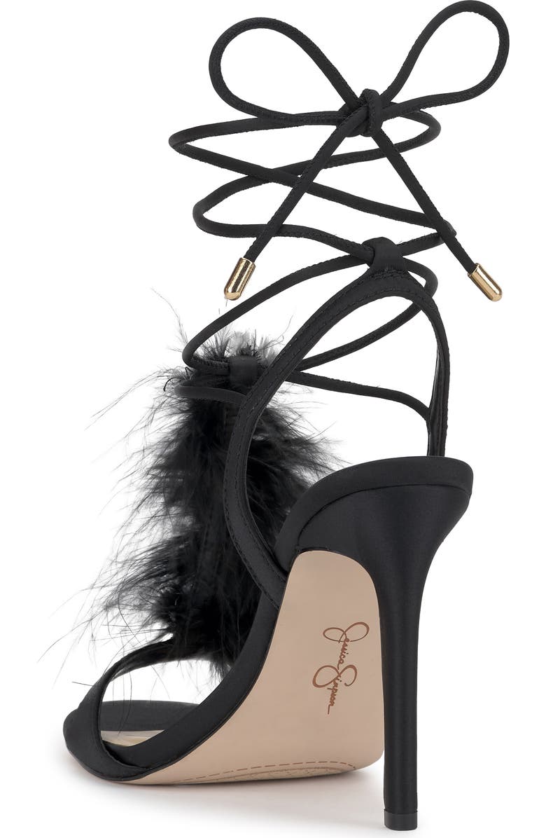 Jessica Simpson Jenzin Ankle Wrap Sandal, Alternate, color, Black