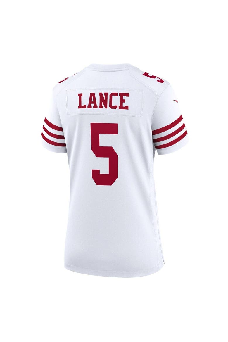 Women's Nike Trey Lance White San Francisco 49ers Player Jersey, Alternate, color, White