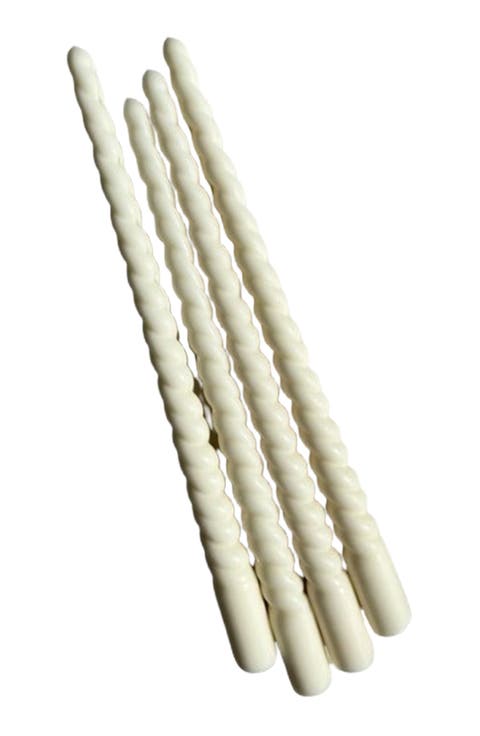 Spiral Taper Candles - Set of 2