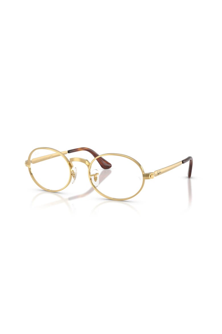 54mm Oval optical glasses, Main, color, Gold
