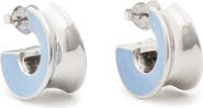 Kate Spade New York small enamel hoop earrings