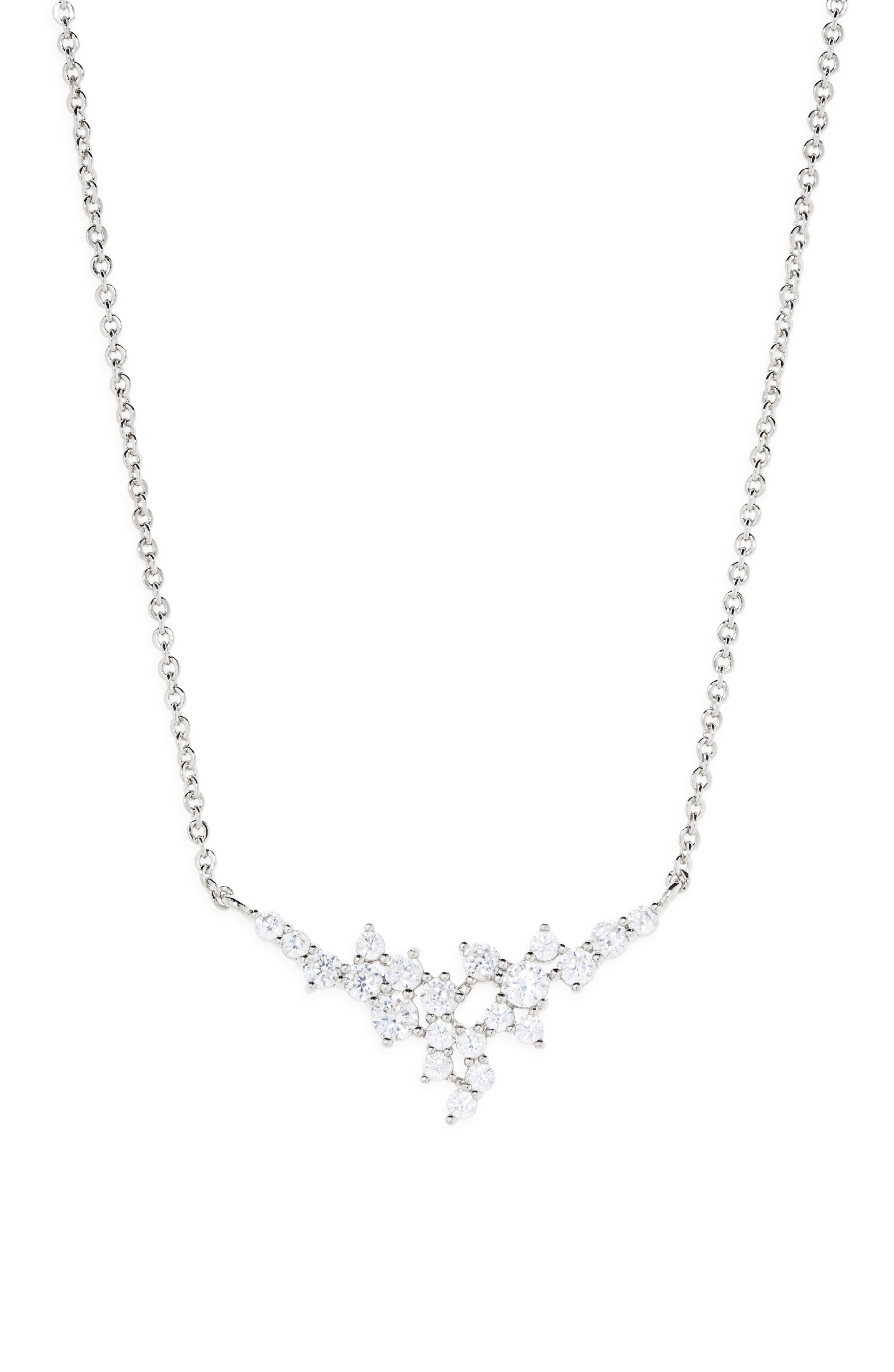 NORDSTROM RACK Cluster CZ Necklace