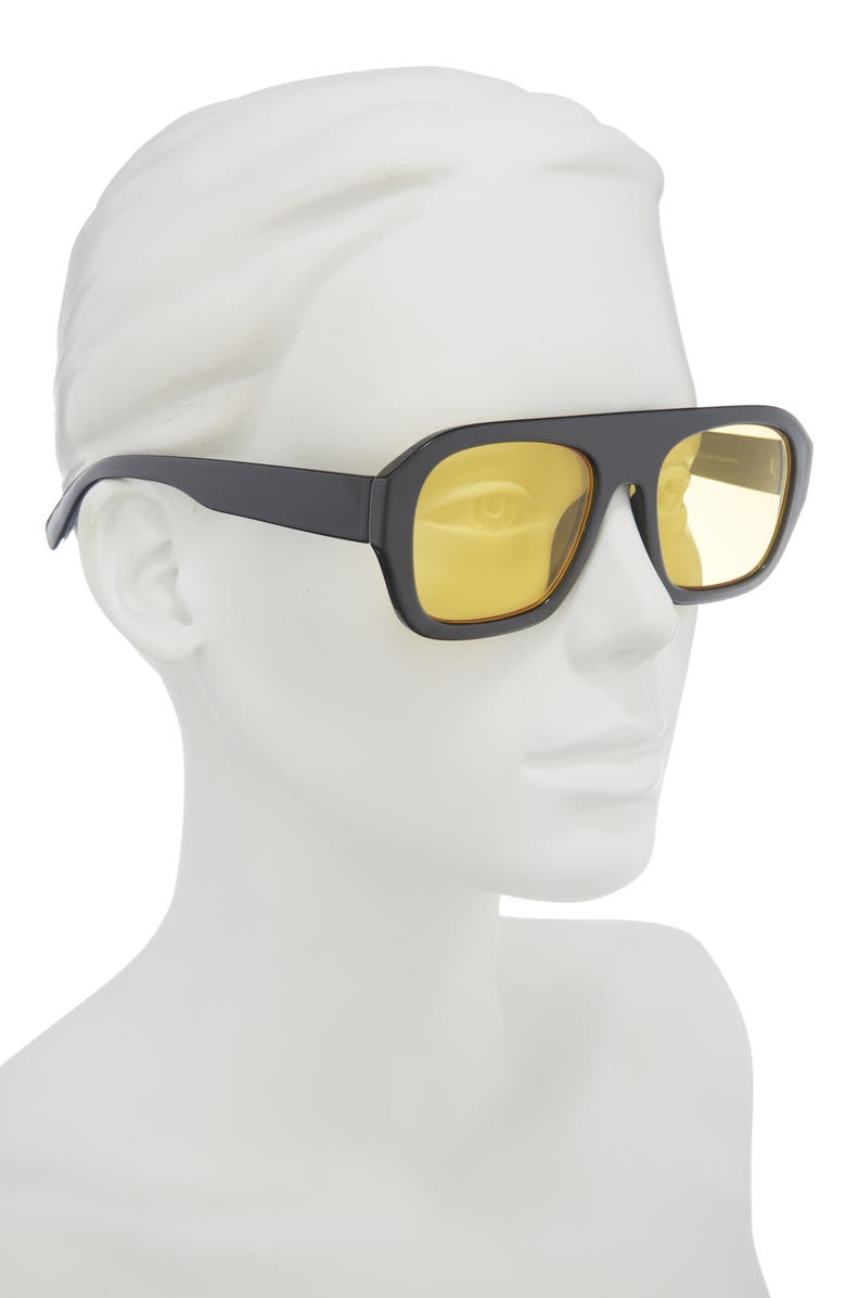 BP. Shield Sunglases, Alternate, color, Black- Yellow
