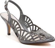 LADY COUTURE Rhinestone Slingback Pump
