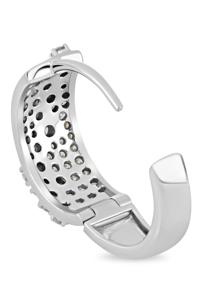 Mika Diamond Hoop Earrings (Online Trunk Show), Alternate, color, 18K WHITE GOLD