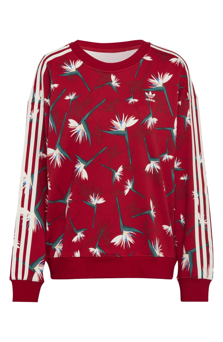 adidas Originals x Thebe Magugu Crewneck Sweatshirt, Alternate, color, 