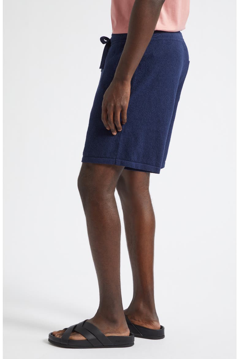 Terry Cloth Bermuda Shorts, Alternate, color, B3895 BLUE SCURO