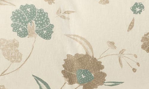 Coyuchi Aurora Print Duvet Cover In Sand