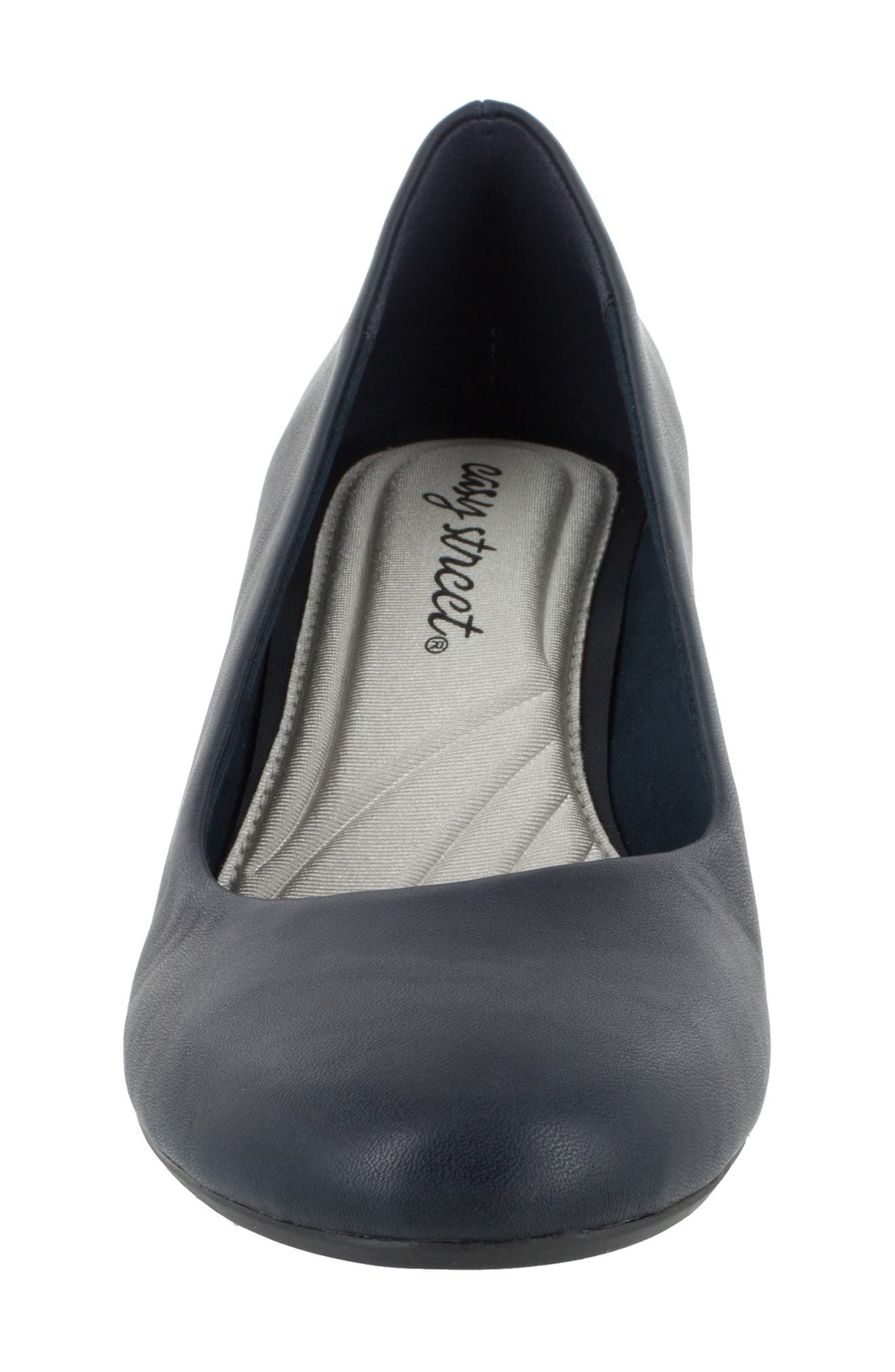 EASY STREET Proper Block Heel Pump - Multiple Widths Available, Alternate, color, Navy