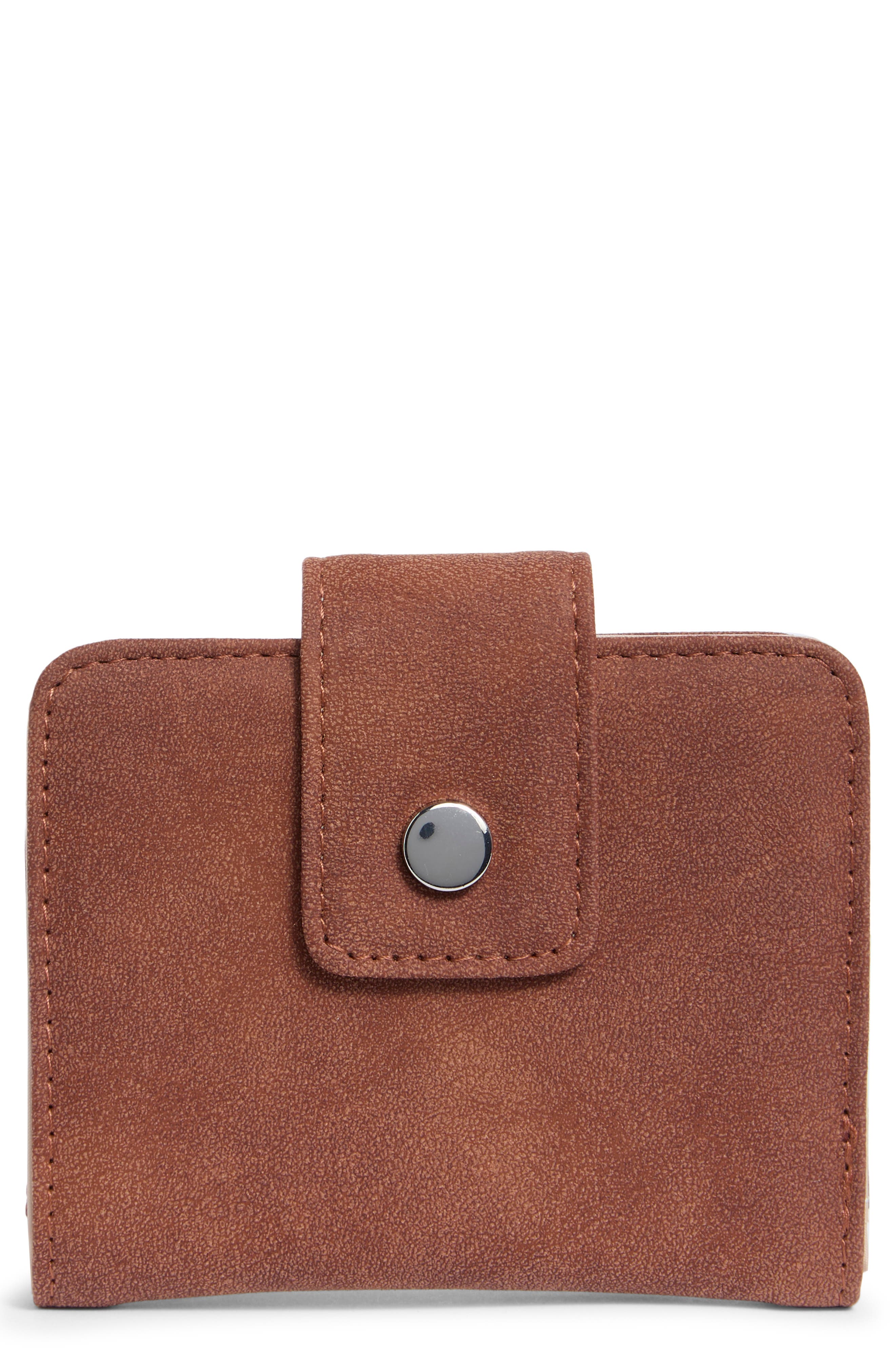 Pixie Faux Suede Bifold Wallet