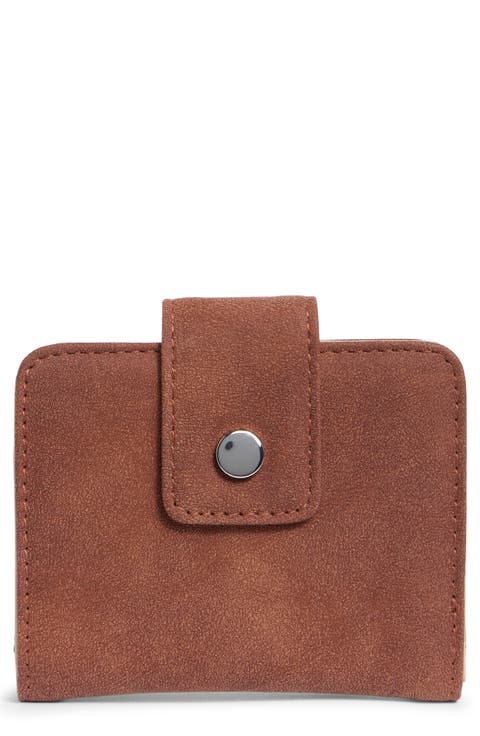 Pixie Faux Suede Bifold Wallet