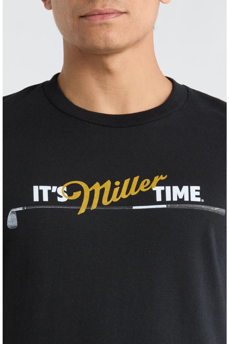 Miller Golf Graphic T-Shirt, Alternate, color, PIRATE BLACK