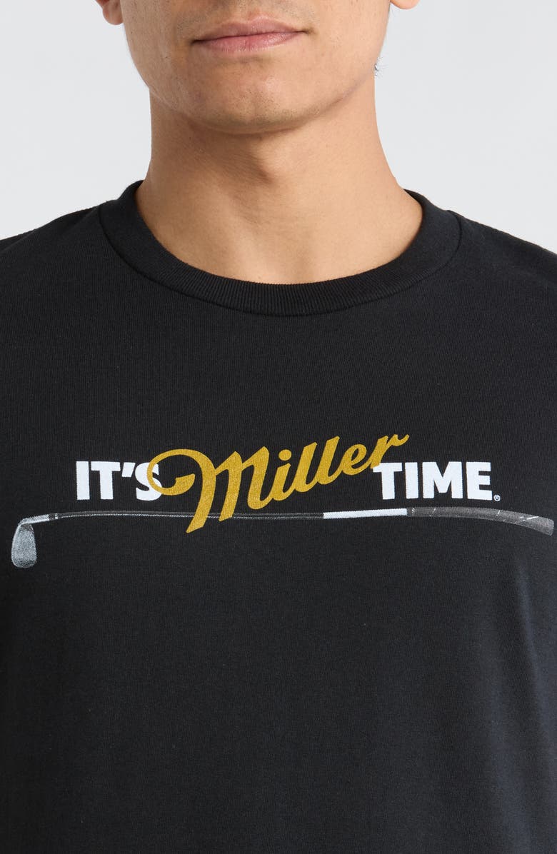 The Forecast Agency Miller Golf Graphic T-Shirt, Alternate, color, Pirate Black