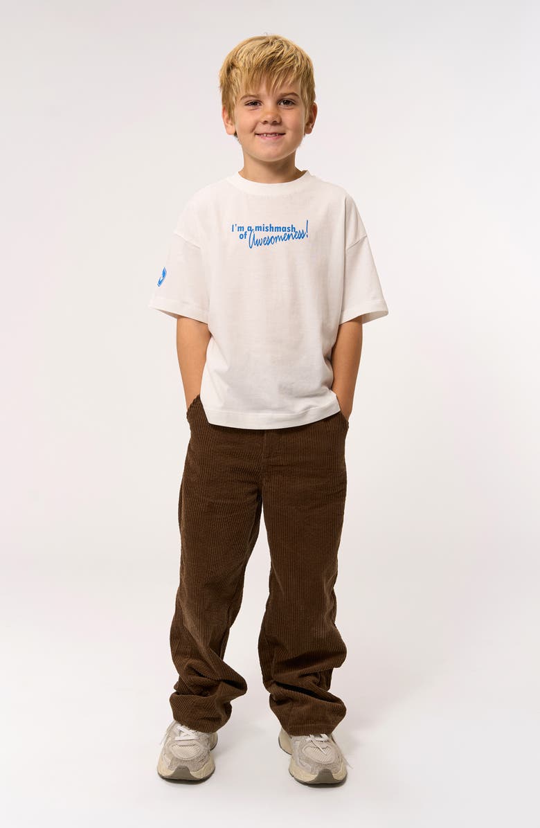 THE NEW Kids' Perry Organic Cotton Graphic T-Shirt, Alternate, color, Cloud Dancer