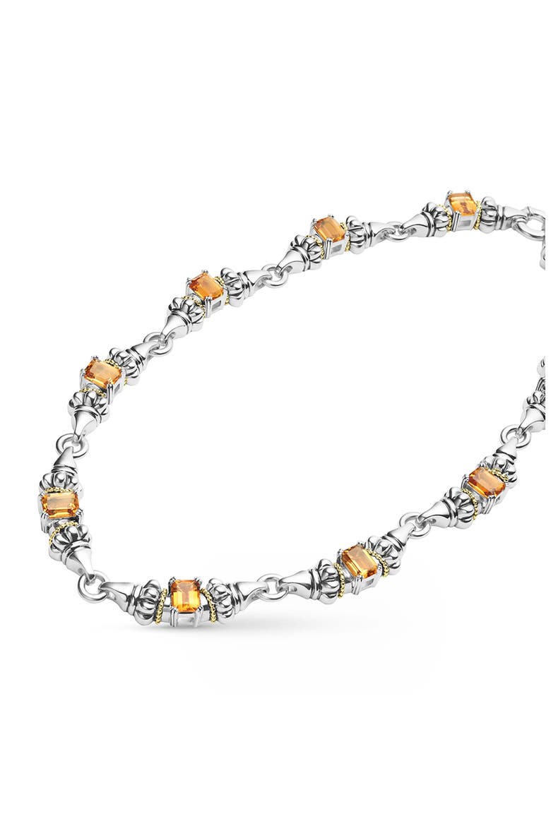 Glacier Citrine Link Necklace, Alternate, color, CITRINE