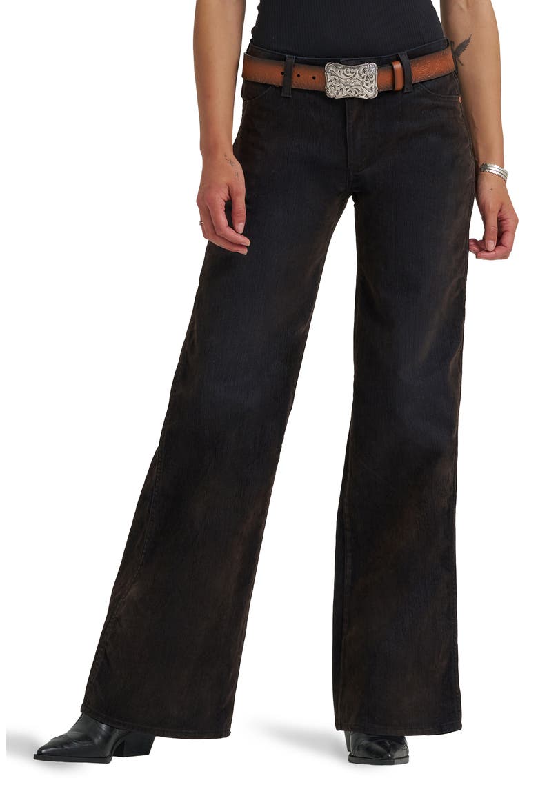 Worldwide Mid Rise Wide Leg Jeans, Main, color, MOLE