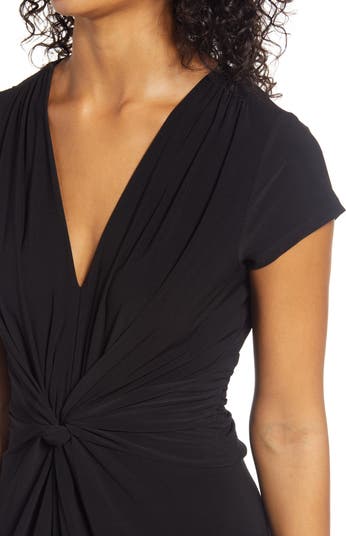 Twist Front Jersey Jumpsuit