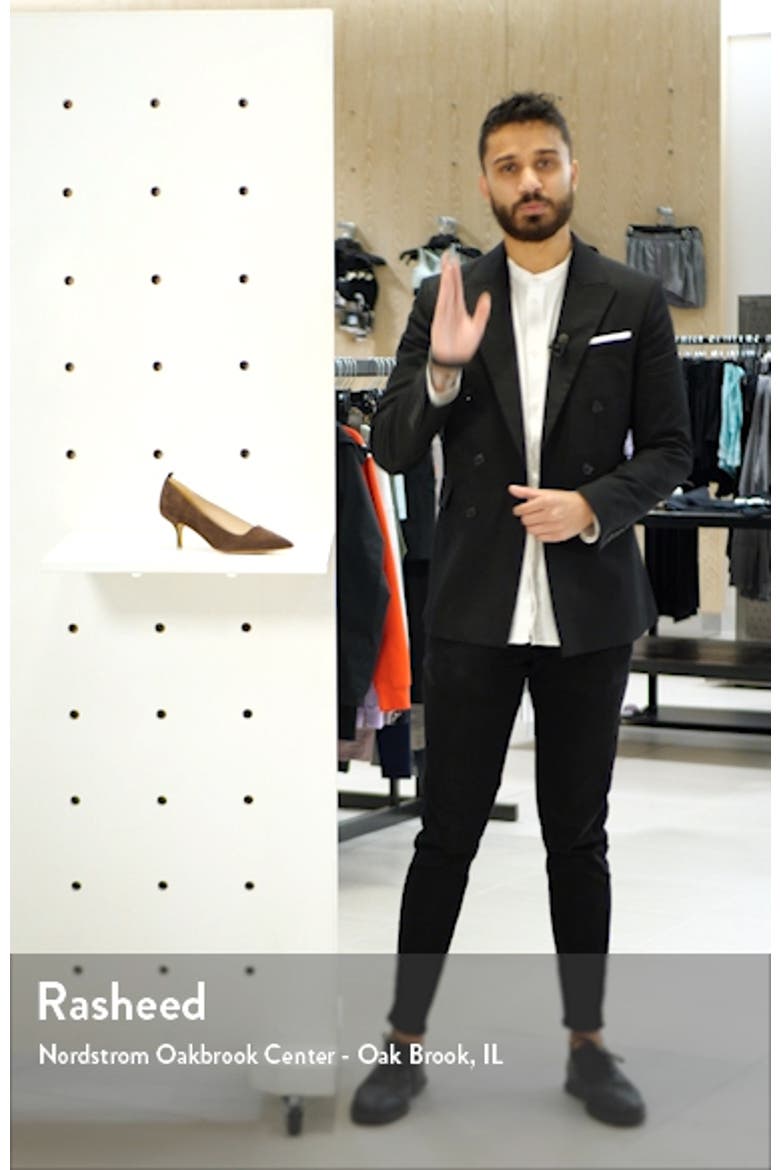The Editor Pointed Toe Kitten Heel Pump video