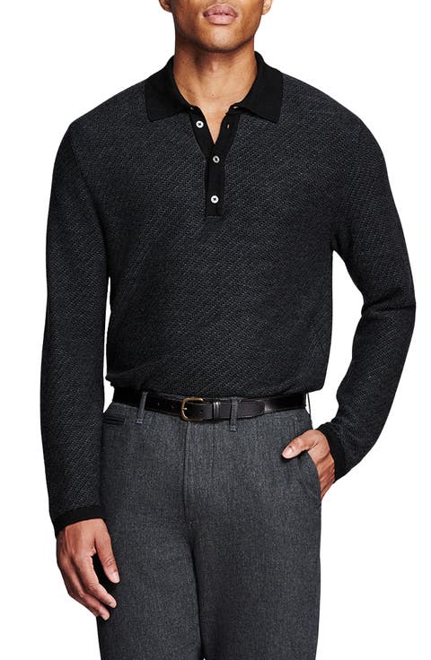 Long Sleeve Sweater Polo