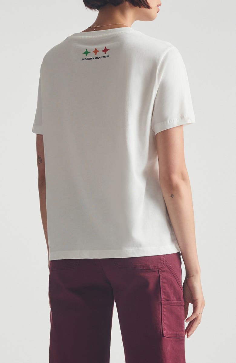 Brooklyn Industries Live Work Create Graphic T-Shirt, Alternate, color, Antique White