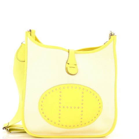 Evelyne Bag Gen III Toile and Leather PM