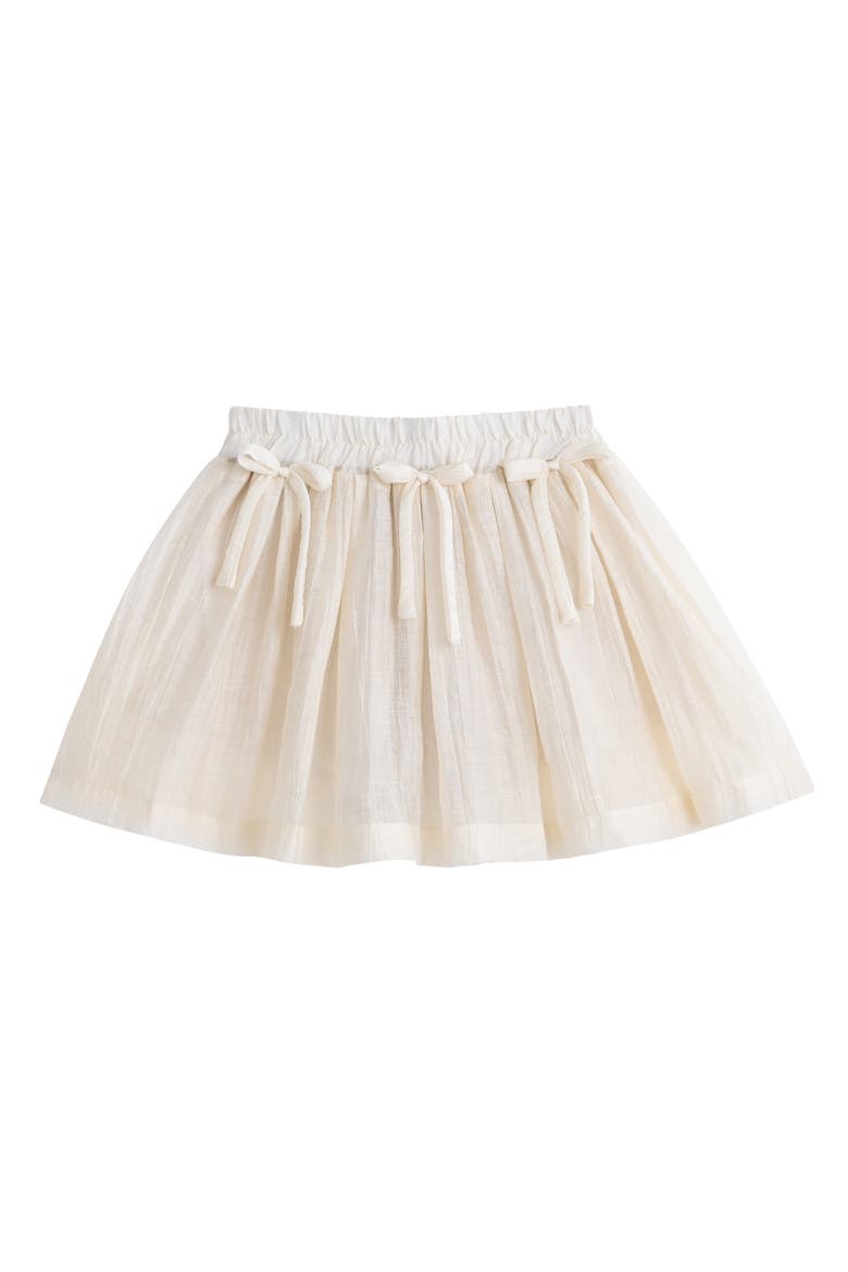 Skirt Set with Bows, Alternate, color, White