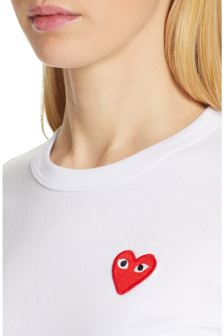Peek Heart Graphic Tee, Alternate, color, WHITE