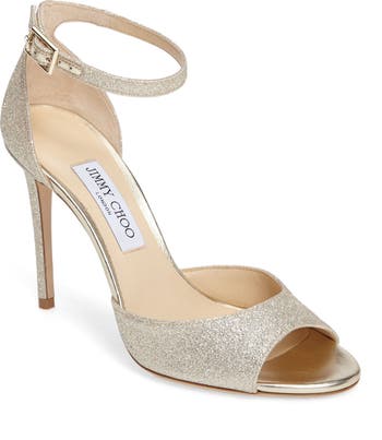 JIMMY CHOO Annie 100 サンダル Jimmy Choo サンダル - Annie 100 | ANNIE100DGZPLATINUMICE