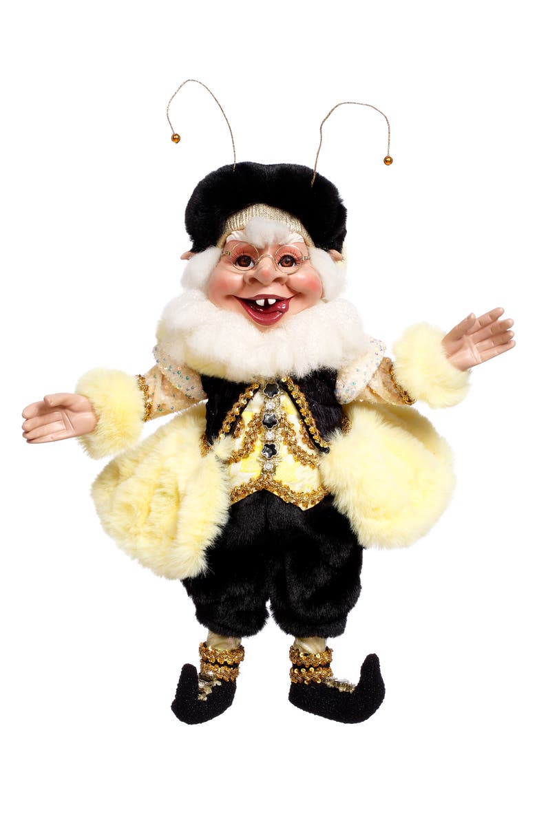 Mark Roberts Honey Bee Elf, Medium, Main, color, Light Yellow
