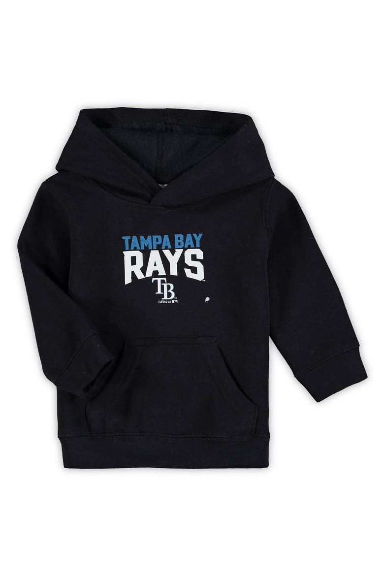 Toddler Navy/Heathered Gray Tampa Bay Rays Fan Flare Fleece Hoodie and Pants Set, Alternate, color, Navy
