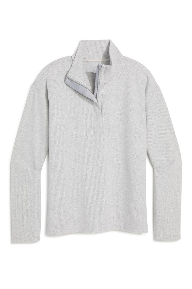 Calmwater Quarter Zip Pullover, Main, color, ULTIMATE GRAY