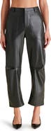 Steve Madden Haniel Faux Leather Barrel Pants