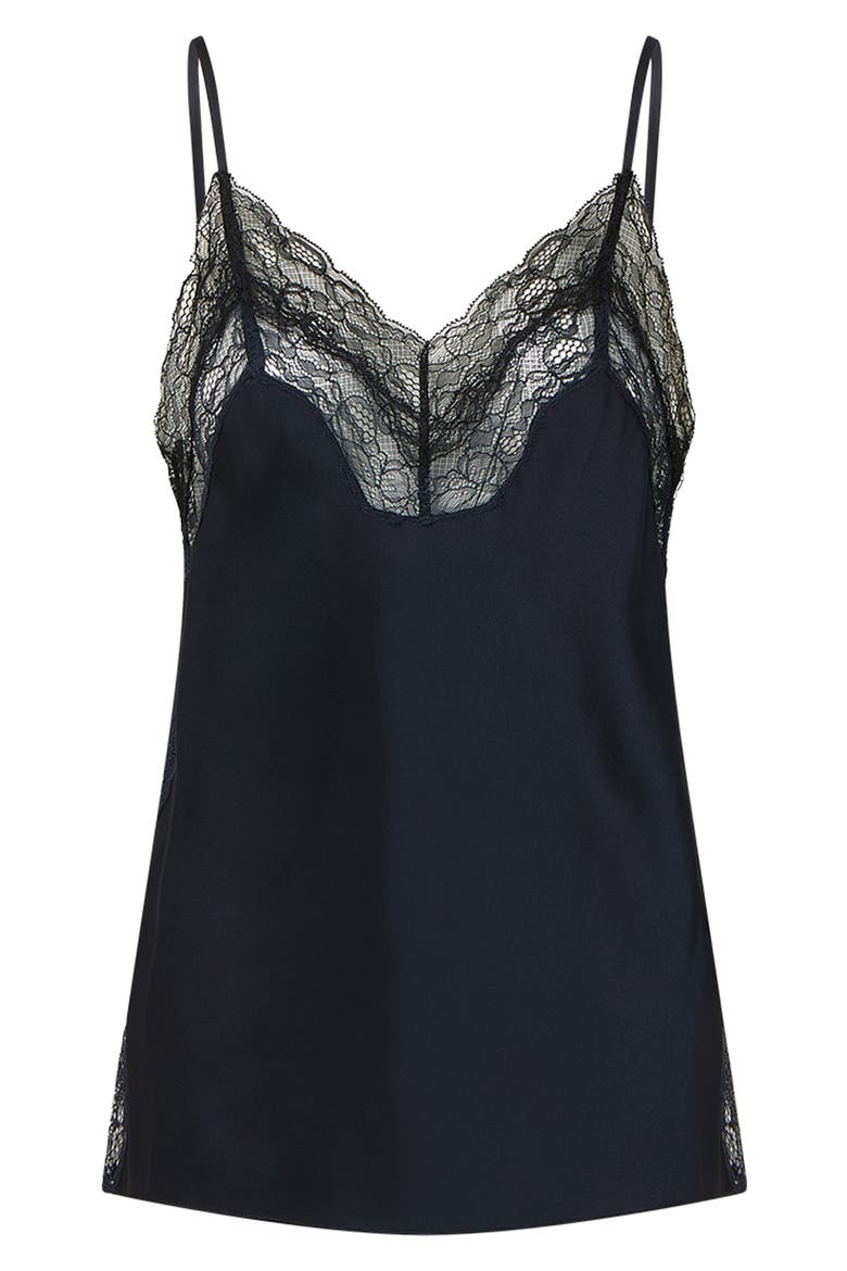 Johanan Lace Trim Camisole, Alternate, color, NAVY