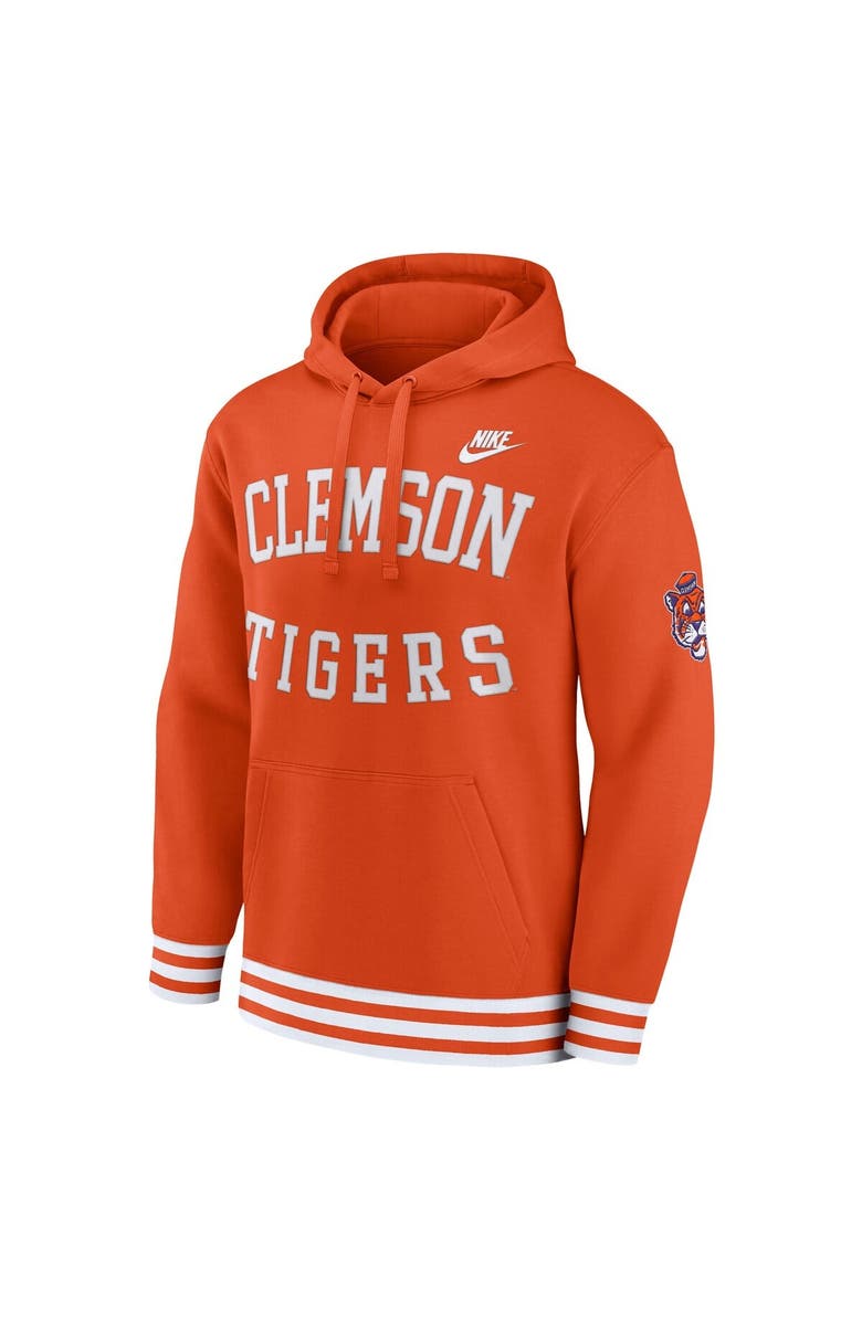 Nike Men's Nike Orange Clemson Tigers Legacy Retro Pullover Hoodie, Alternate, color, 
