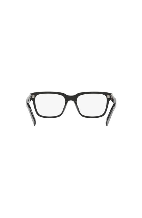 Saint Laurent 54mm Square Optical Glasses In Black
