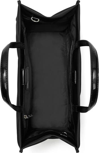 Small Ella Faux Patent Leather Tote