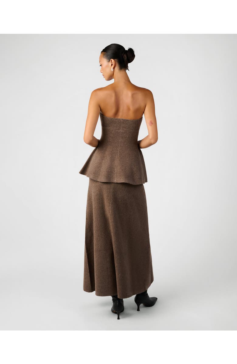 WeWoreWhat Sweater Skirt, Alternate, color, Brown