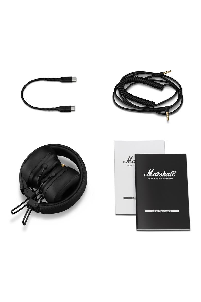 Major V Bluetooth® On-Ear Headphones, Alternate, color, BLACK