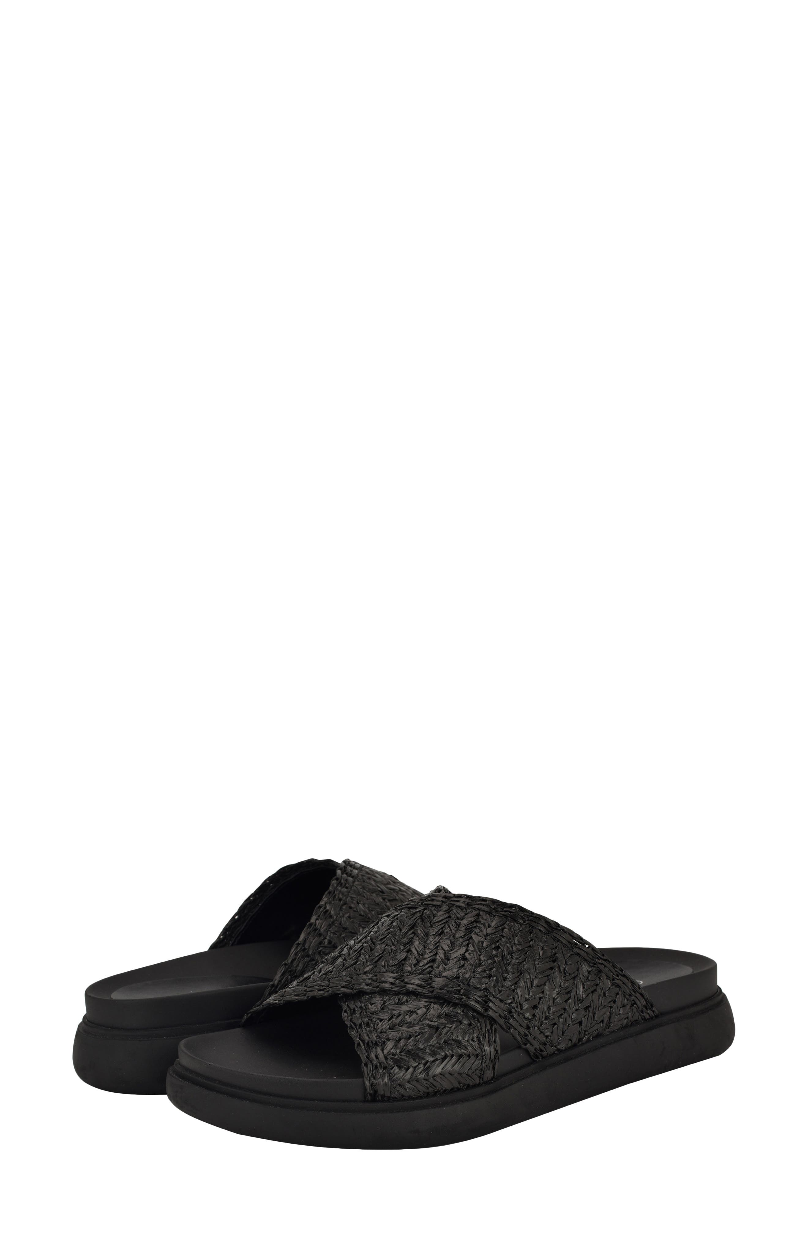 Calvin Klein Pacen Slide Sandal, Alternate, color, Black