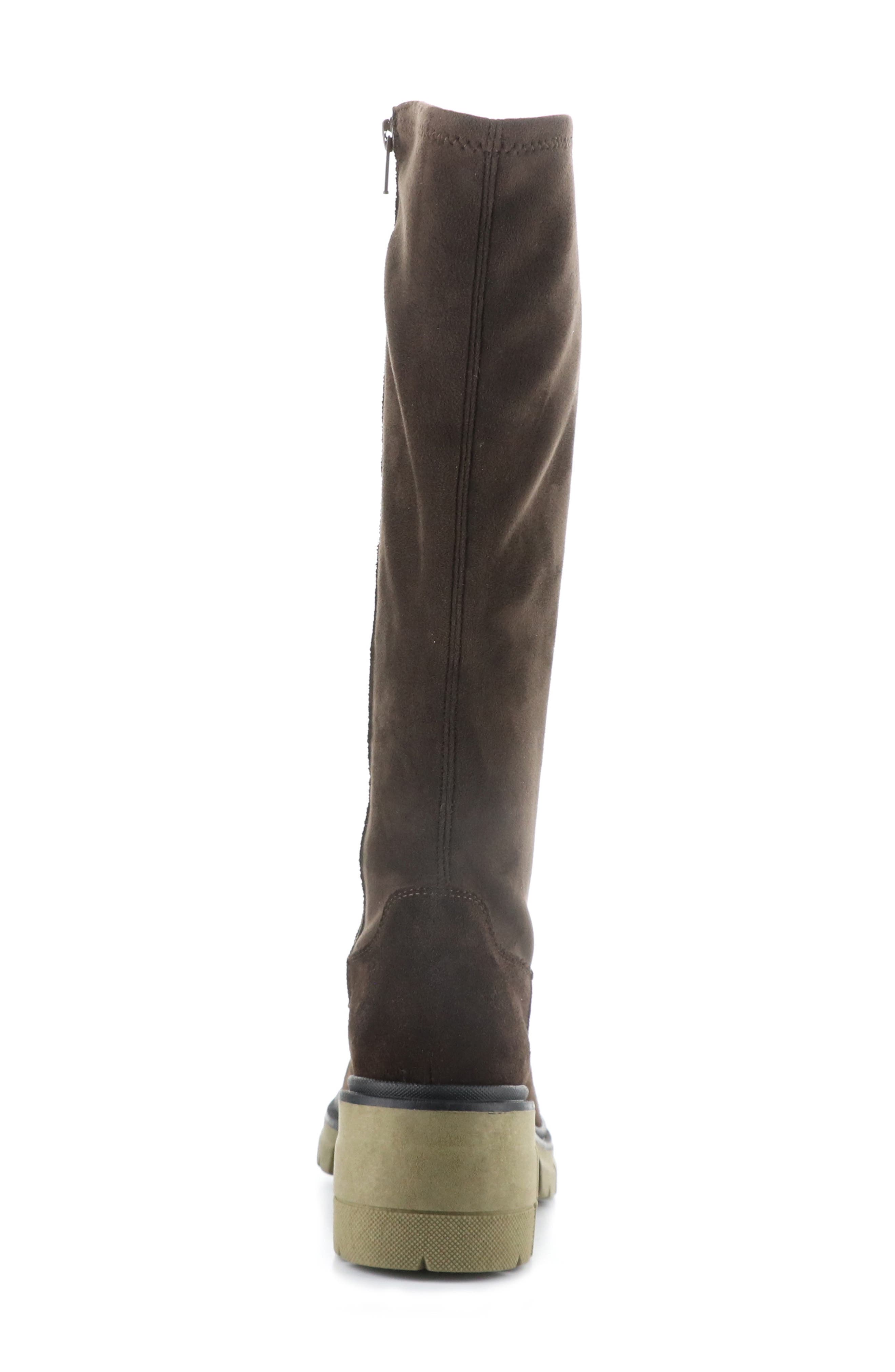 Bos. & Co. Brenna Waterproof Platform Knee High Boot, Alternate, color, Dark Brown/ Brown/ Khaki